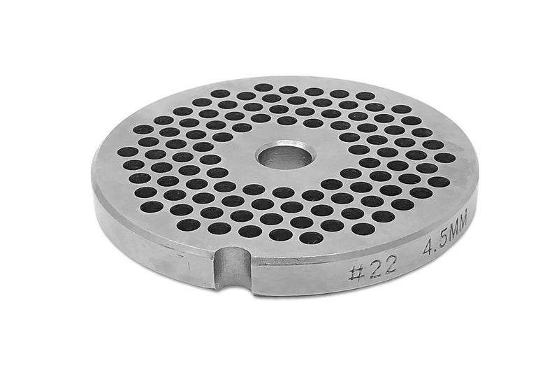 Tesor #22 Stainless Steel Replacement Plate Disc Blade for Meat Grinder (3/16") - Image 1